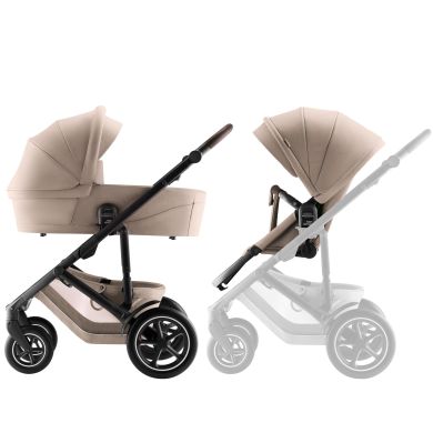 Britax Smile 5Z, Style Teak, Komplett barnevogn