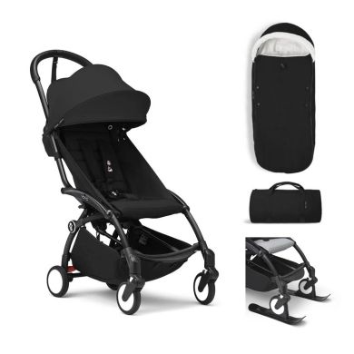 Trille, Stokke® YOYO³, Sort inkl. Vognpose + Ski