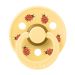 BIBS Smokk, Ladybug Friends, Latex, Size 3, Pale Butter