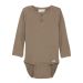 Body LS Rib, Minymo, Taupe Gray