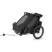 Sykkelvogn, Thule, Chariot Sport 2, Gen3, Double, Black