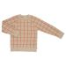 Voksi® Wool, Merinoull Mønster Genser, Melange Sand