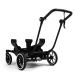 Emmaljunga Twin Understell NXT90, Black
