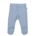 Leggings m/fot, Joha, Merinoull, Dusty Blue