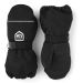 Votter, Hestra, Kids' Wool Terry, Sort