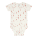 Hust&Claire Kortermet Body Bambus, Buller Gymnast Ivory