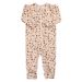 Joha Heldress Merinoull, Beige m/blomster