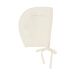 Lue, Huttelihut, Strikket Bomull, Antique White