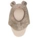 Balaclava, Huttelihut, Ears Wool Teddy, Camel Melange