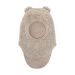 Huttelihut Balaclava m/ører, Ull Teddy, Camel Melange