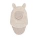 Huttelihut Balaclava m/ører, Ull Teddy, Grey/Cement