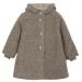 Jakke, Huttelihut, Hood Wool w. Lining, Camel Melange