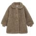 Jakke, Huttelihut, Wool Teddy w. Lining, Camel Melange