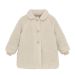 Jakke, Huttelihut, Wool Teddy w. Lining, Cement