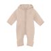Huttelihut Heldress m/ører, Bomullsfleece, Camel Melange