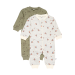 Pysj m/ glidelås 2pk, Pippi, Deep Lichen Green