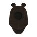 Balaclava, Huttelihut, Merinoull, Dark Brown Melange