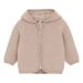 Jakke, Huttelihut, Ull/Fleece, Mahogany Rose