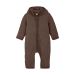 Huttelihut Heldress Ull/Fleece, Brown Melange