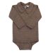 Joha Body m/krage, Ull/Silke, Beige