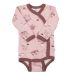 Body m/sideknepp, Joha, Ull/Bambus, Light Pink