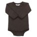 Langermet Body, Joha, Merinoull, Mørk Brun