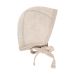 Huttelihut Lue m/knyting, Ull Camel Melange
