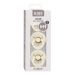 Smokk, BIBS, Try-it Colour 3 pk, Latex, Ivory