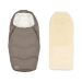 Voksi Urban Vognpose, Walnut Wings + Aluna Lammeskinn til Vogn, Natur