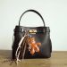 Bag Charm, Tinkafu, Brun Skinn Teddy