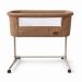 4ME, Premium Bed-Side Crib, Warm Brown