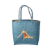 Bag med stort broderi av svømmer, Stor, Rice