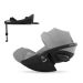 Bilstol, Cybex, Cloud G Plus, Stone Grey Ink. Base G