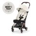 Barnevogn, Cybex, Coya, Rosegold, Off White