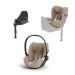 Cybex Cloud T +  Sirona T i-Size, Plus, Cozy Beige, Inkl. Base T, Bilstolpakke