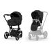 Cybex Priam, Matt Black/Sepia Black, Komplett barnevogn, New Generation