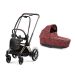 Cybex E-priam Rosegold inkl. Rosenrot Red Liggedel - Utstillingsmodell