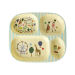 Barnetallerken med 4 rom, Mint karnevalmotiv, Rice