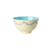 Bolle i melamin, Dots & Flowers - Cream, Liten, Rice
