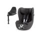 Cybex Sirona T Plus i-Size, Mirage Grey, Bilstol, Inkl Cybex Base T