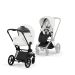 Cybex Priam, Style Collection, Komplett Barnevogn, New Generation, Matt Black/Off White