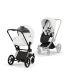 Cybex Priam, Style Collection, Komplett Barnevogn, New Generation, Rose Gold/Off White