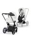Cybex ePriam, Style Collection, Komplett Barnevogn, New Generation, Matt Black/Off White