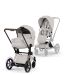 Cybex ePriam, Style Collection, Komplett Barnevogn, New Generation, Rose Gold/City Grey