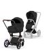 Cybex ePriam, Style Collection, Komplett Barnevogn, New Generation, Rose Gold/Sepia Black