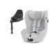 Cybex Sirona T Plus i-Size, Platinium White, Bilstol, Inkl Cybex Base T