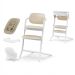 Spisestol, Cybex, Lemo 4-in-1, Sand White, Inkl Læringstårnsett
