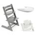 Pakke, Stokke Tripp Trapp, Ink Baby Set + Tray, Storm Grey