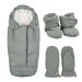 Voksi Vinterpakke, City North, Vognvotter og Baby Booties, Meadow Green