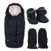 Voksi Vinterpakke, City North, Vognvotter og Baby Booties, Black